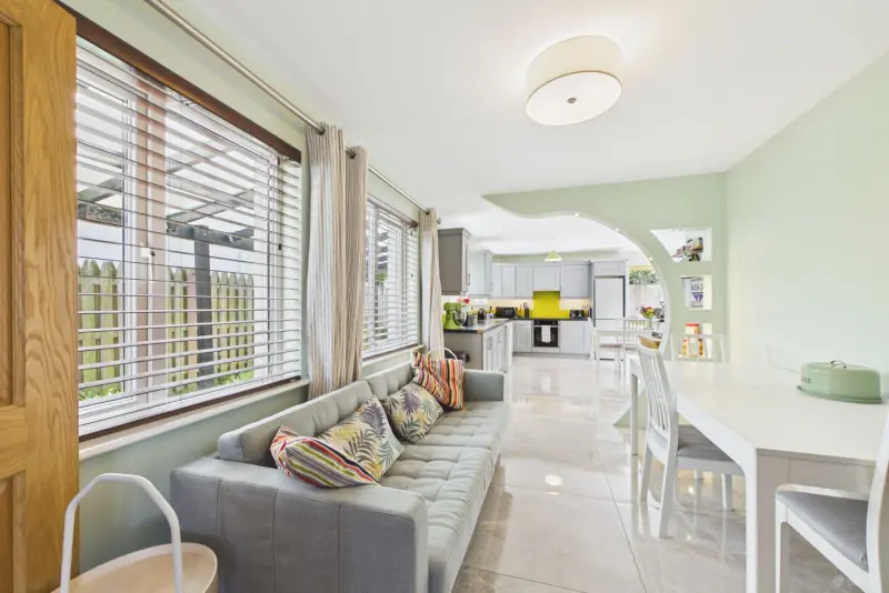 Dining beside the kitchen at 25 Airfield Point