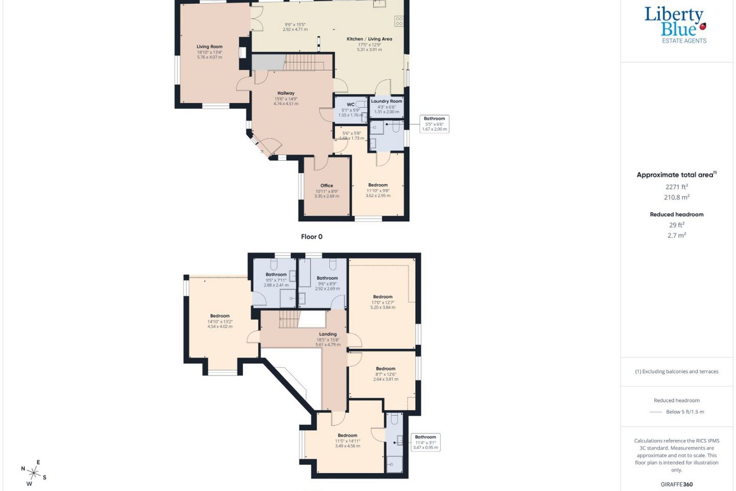The composite floor plan for 25 Airfield Point