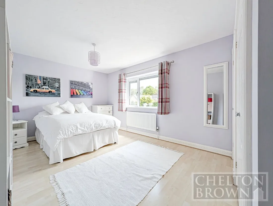 Bedroom three with built-in wardrobes at Bradbury Road