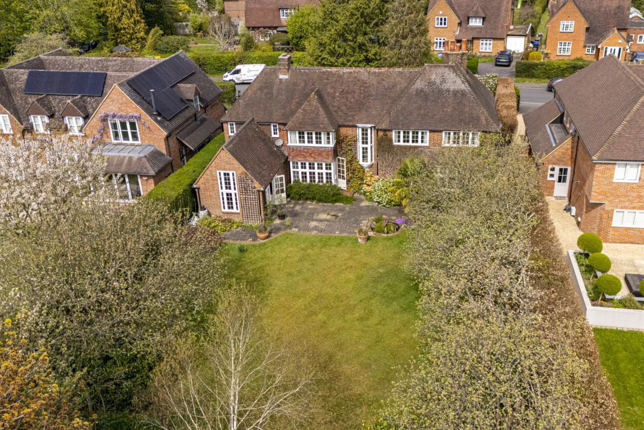 Aerial drone view