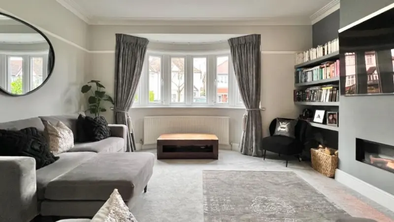 Lounge from bay window