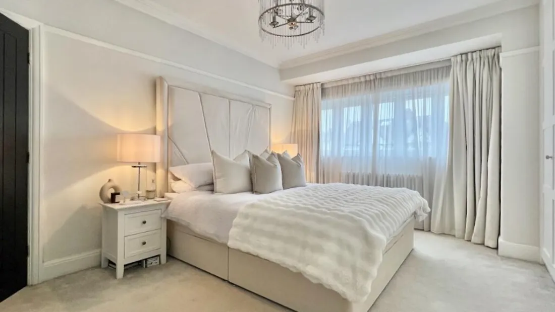 Bedroom one — fitted wardrobes
