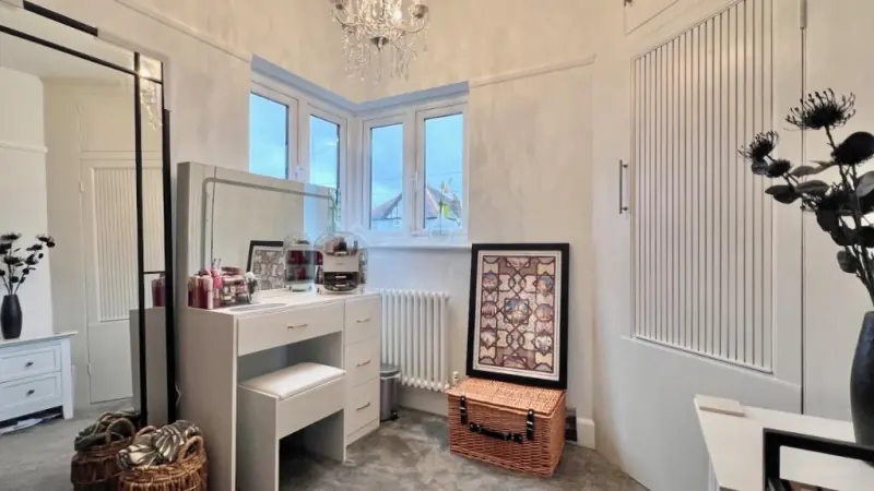 Bedroom two — fitted storage