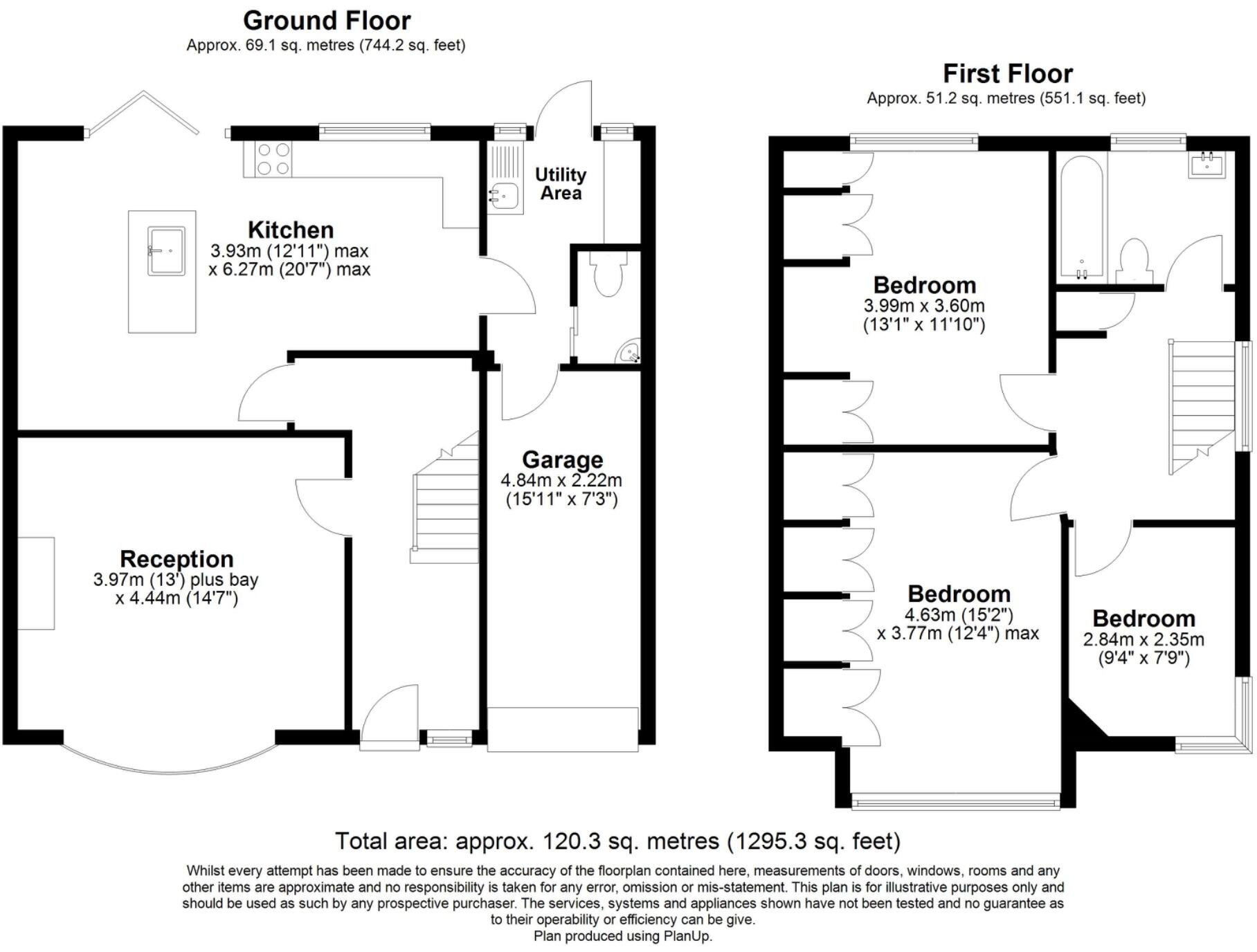 The composite floor plan for Essex Road