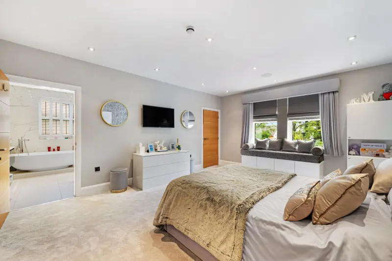 The principal bedroom suite