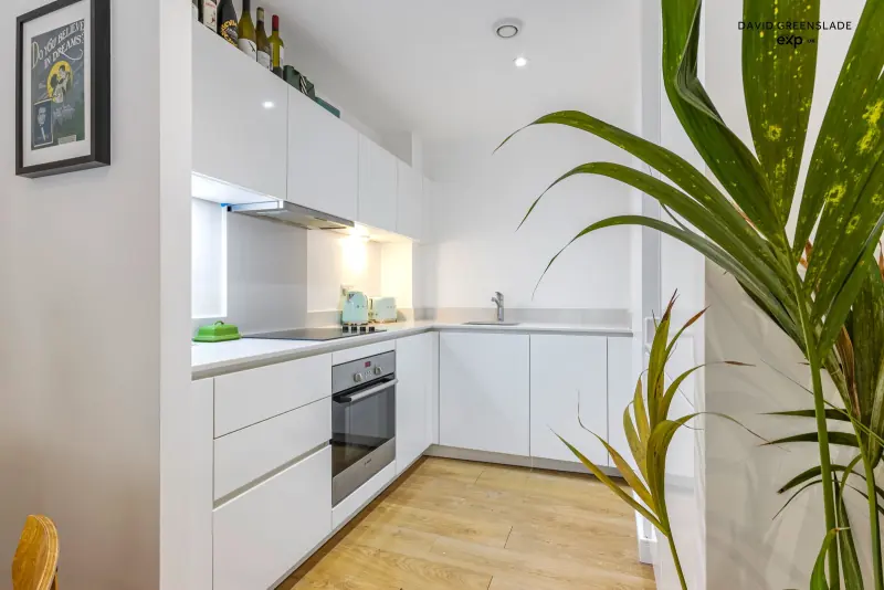 The kitchen with integrated appliances