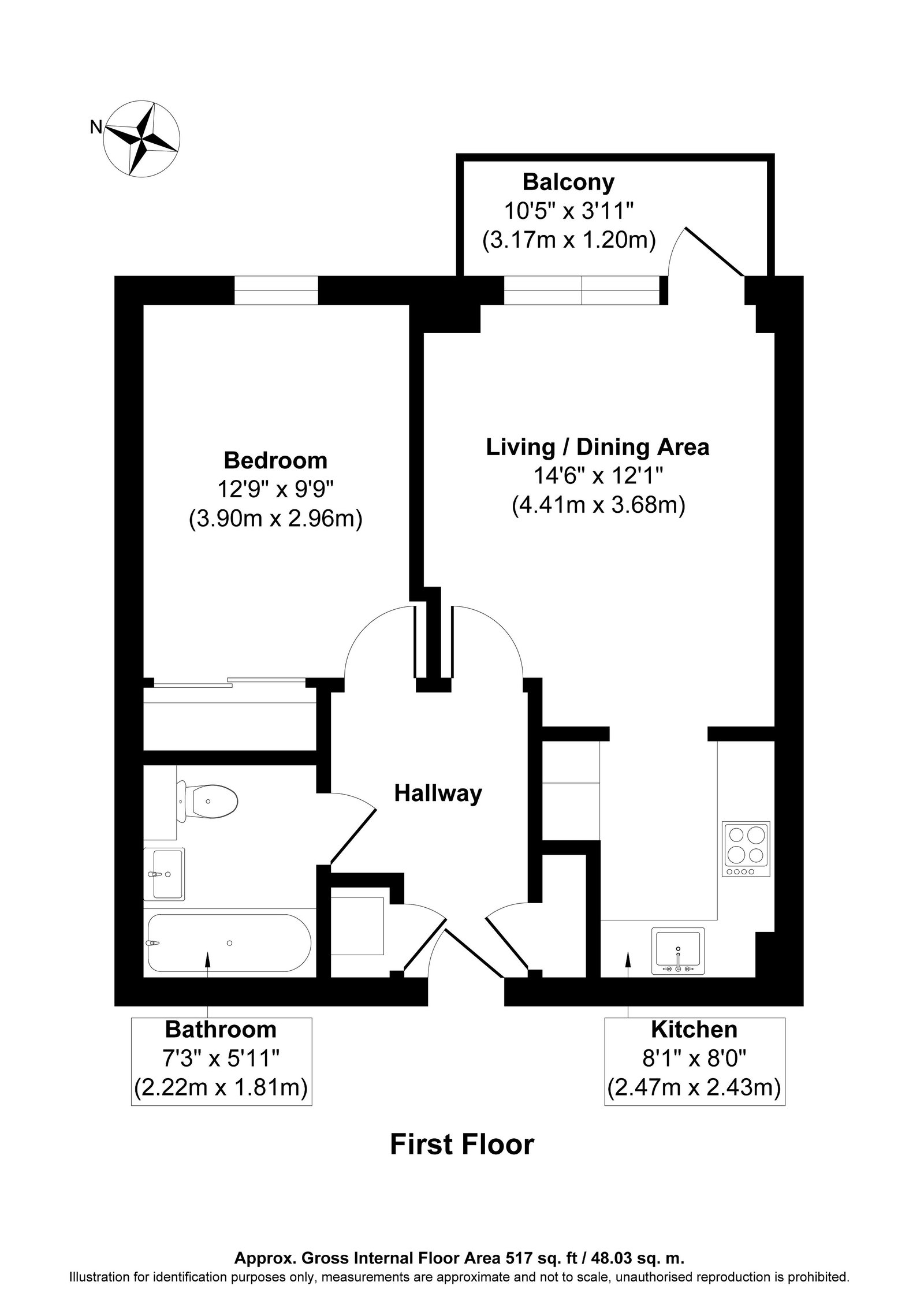 The composite floor plan for Hudson House