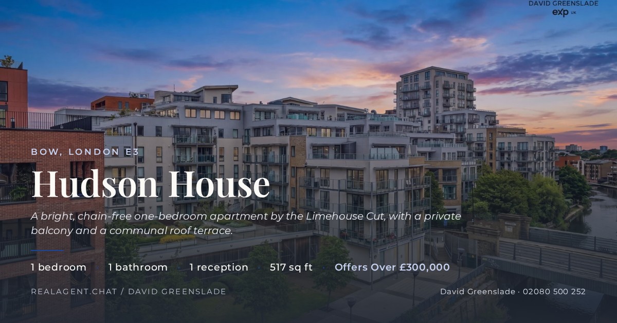 Hudson House, Caspian Wharf, Bow