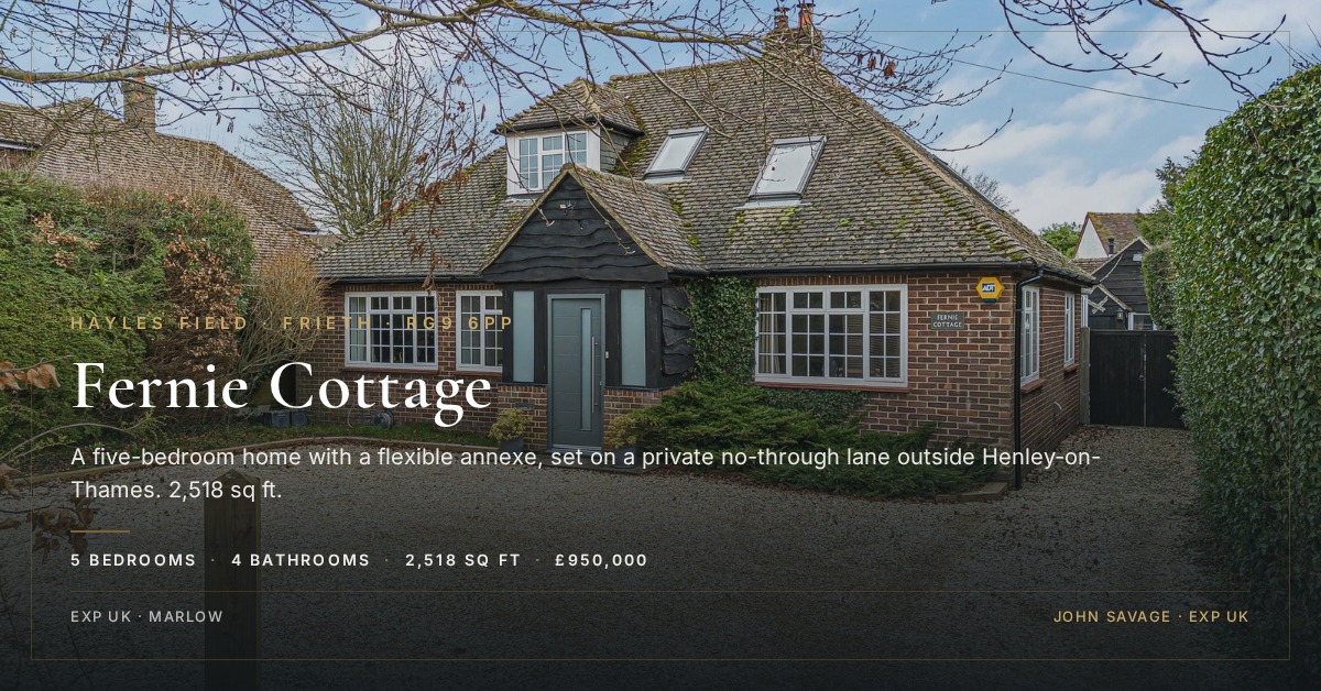 Fernie Cottage, Hayles Field, Frieth, Henley-on-Thames RG9 6PP