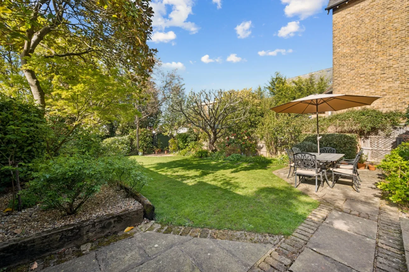 The garden path approach to the front door