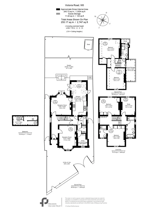 The composite floor plan