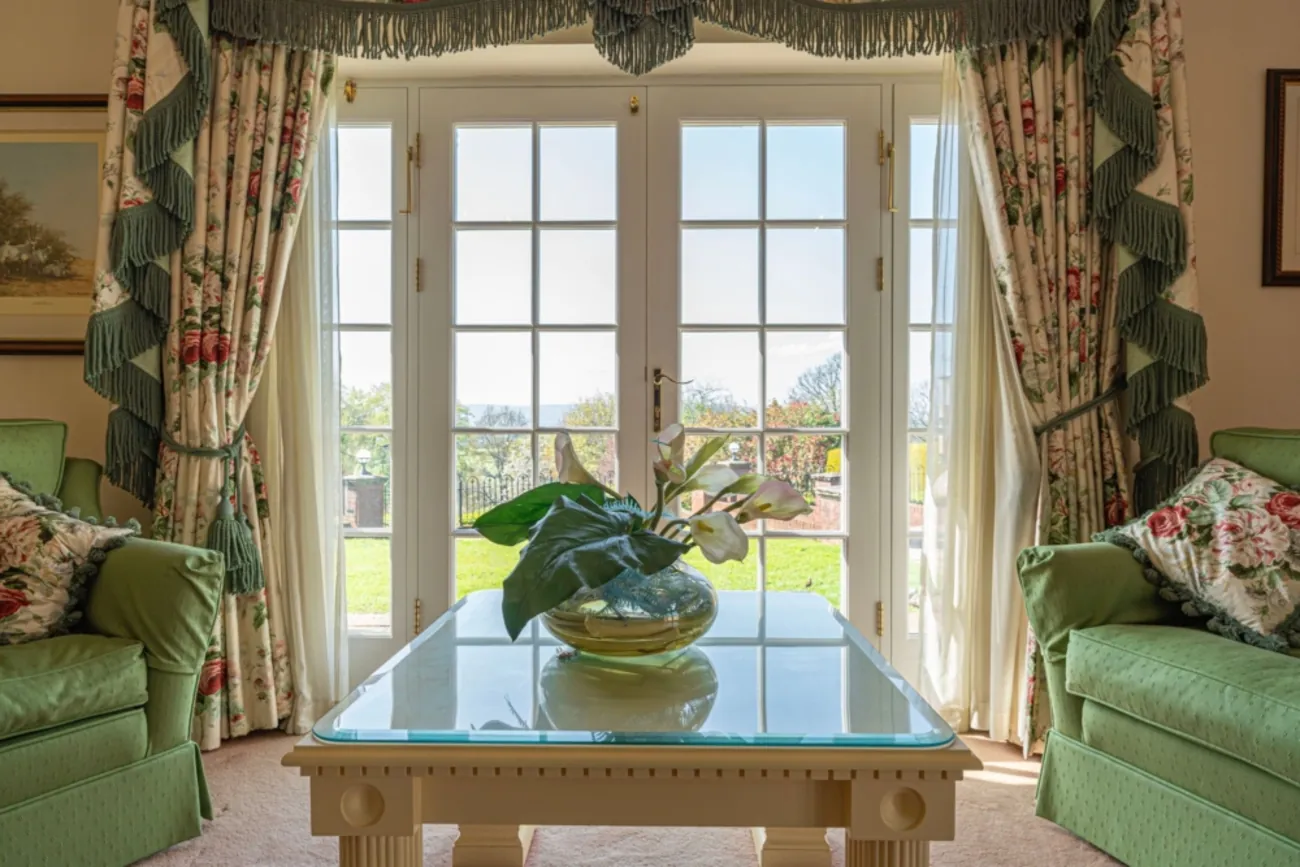A first-floor double bedroom.