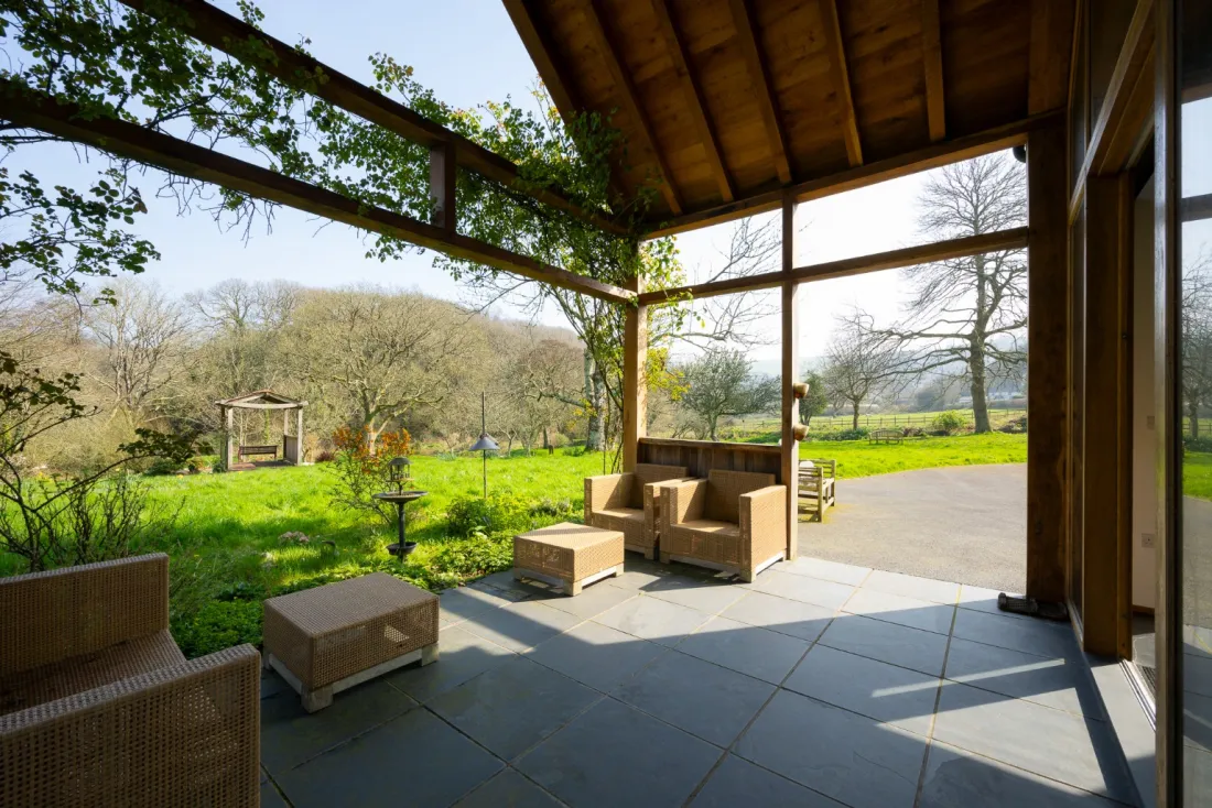 Covered terrace