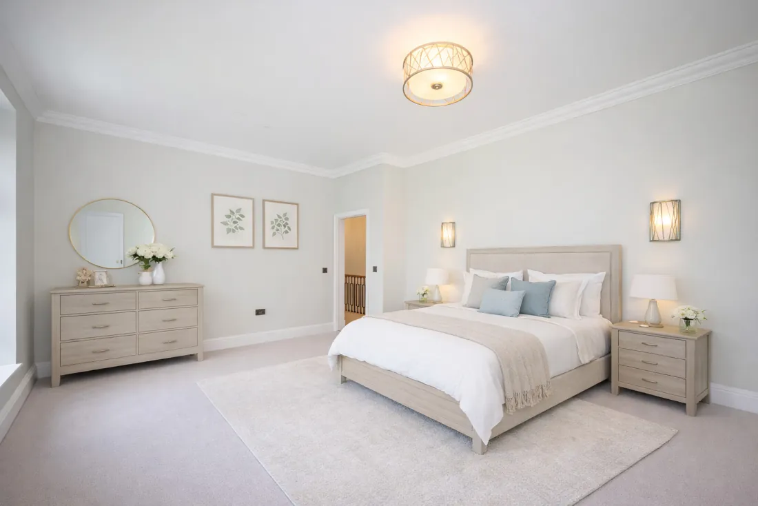 The principal bedroom suite