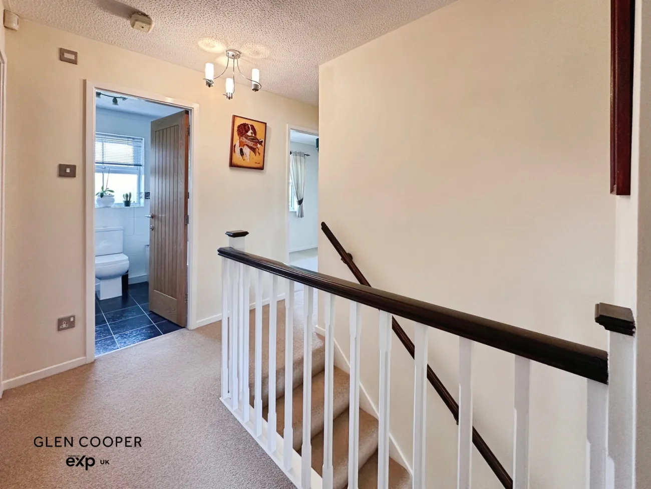Landing and staircase