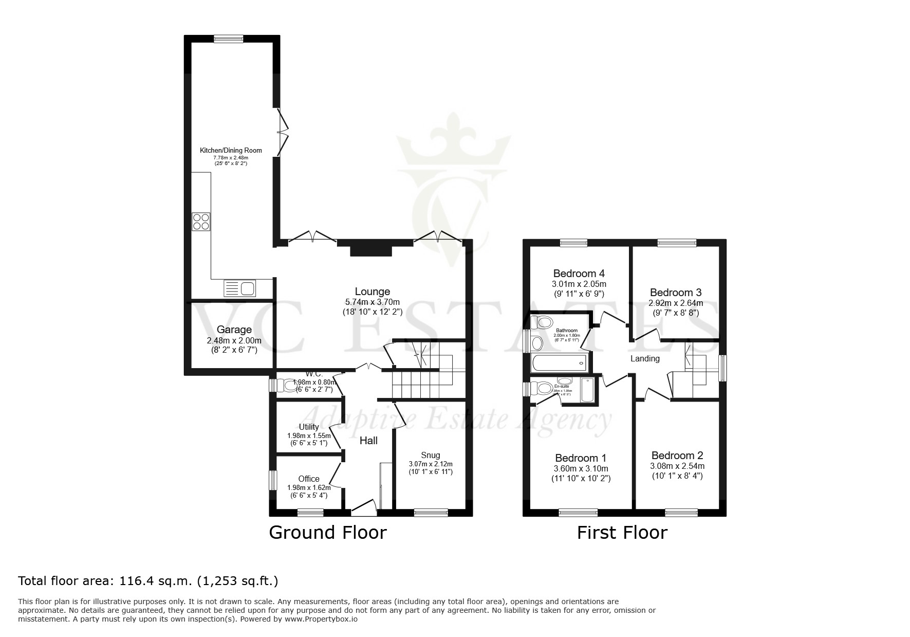 The composite floor plan for Mitre Copse