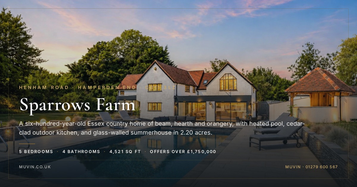 Sparrows Farm, Henham Road, Hamperden End, Essex CB11 3LZ