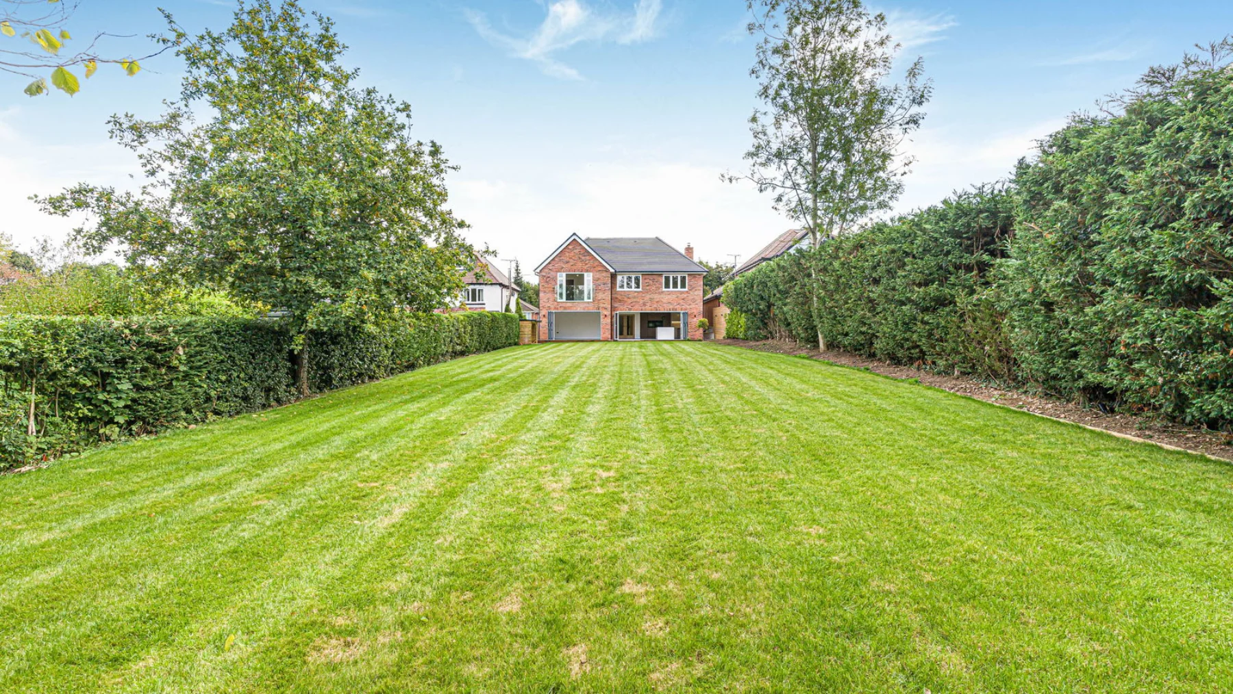 Lawn and planting