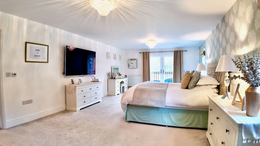 Master suite, detail