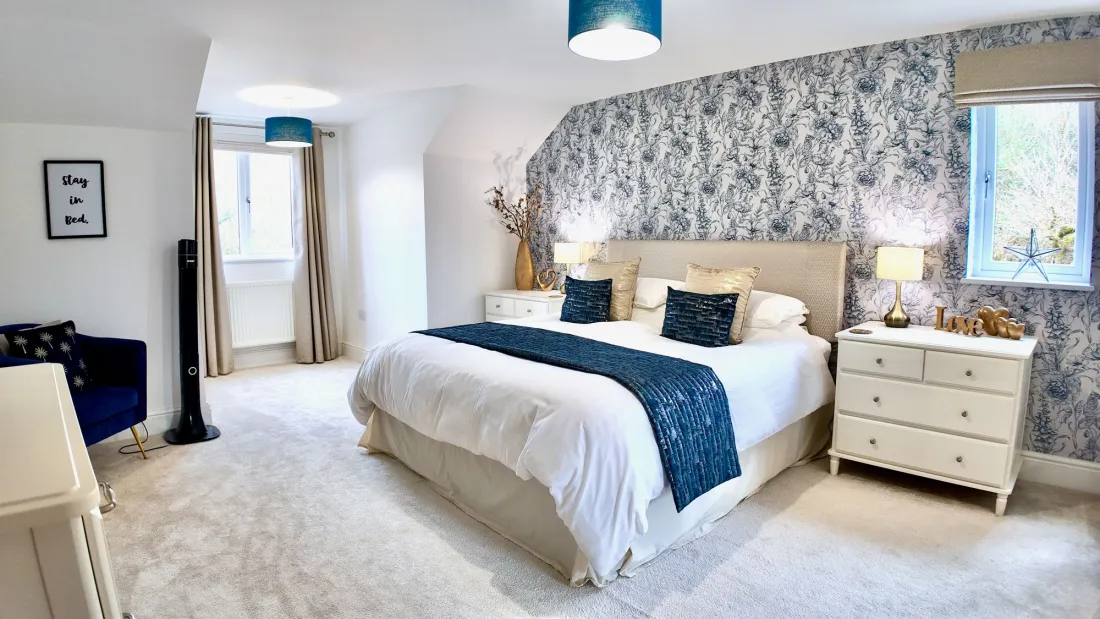 Second-floor bedroom