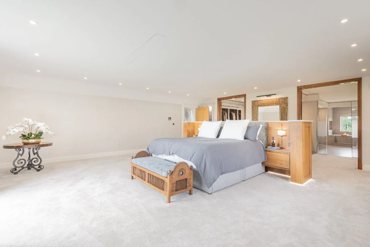 The principal bedroom suite