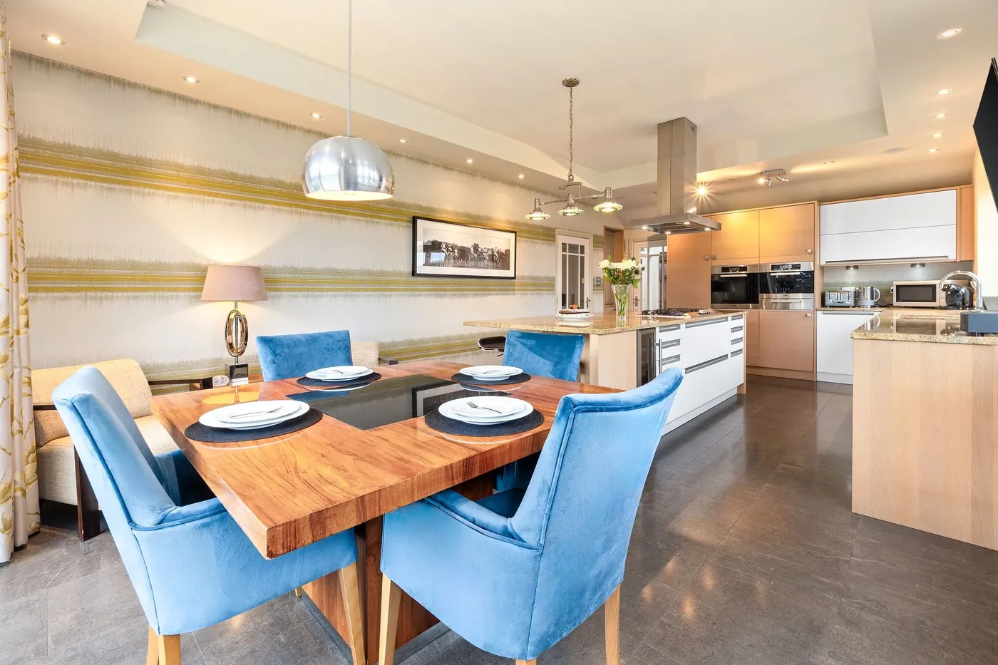 The bespoke kitchen