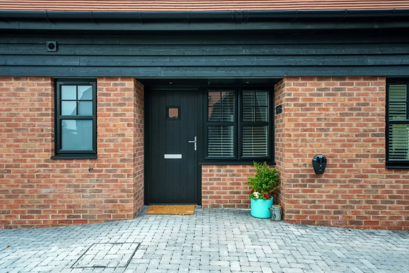 Front elevation in daylight