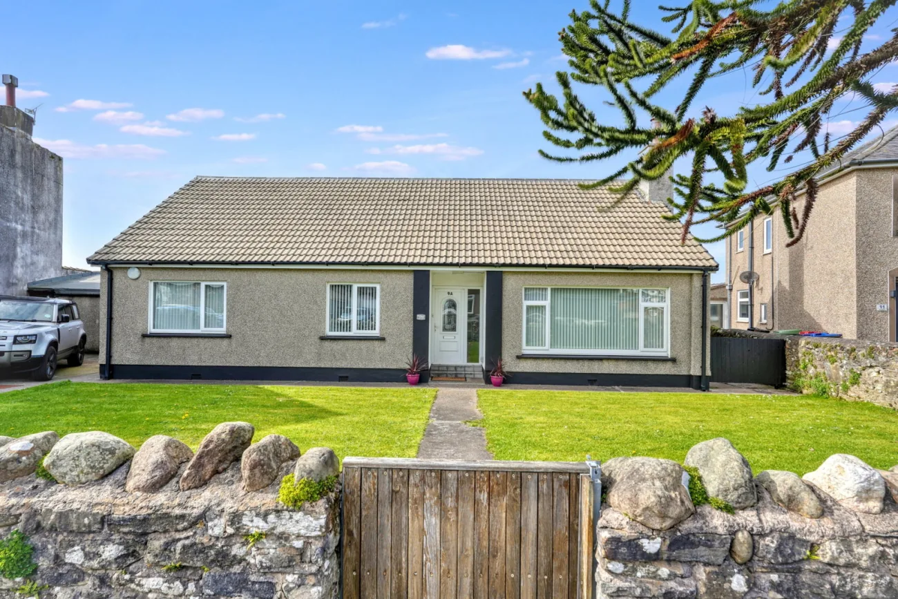 9A Scaw Road — seen across the rear lawn