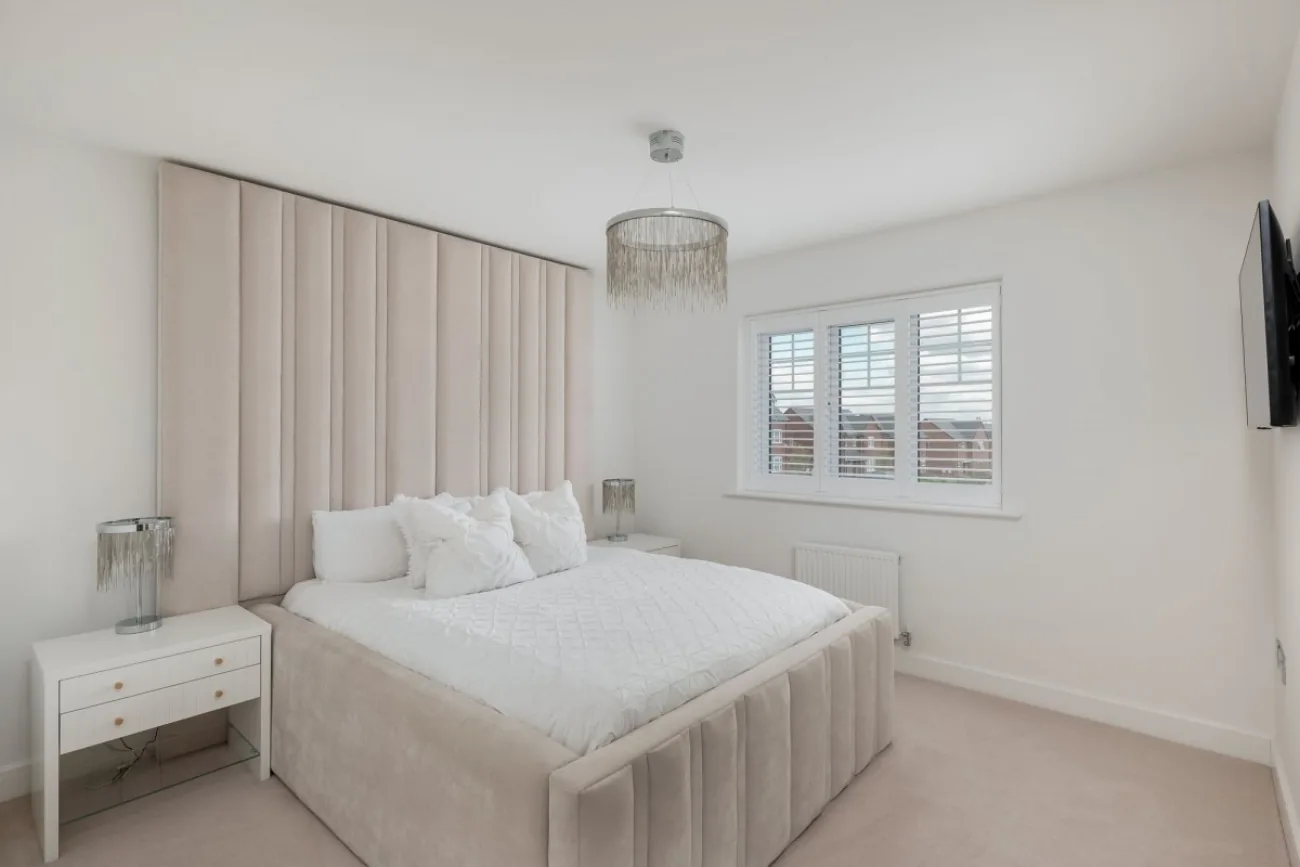 Bedroom at Sorrel Green, Warwick.
