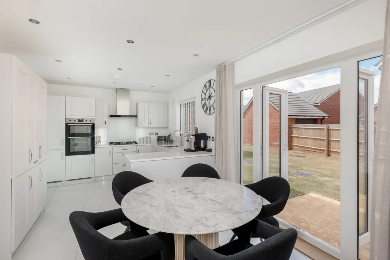 Dining area at Sorrel Green, Warwick.