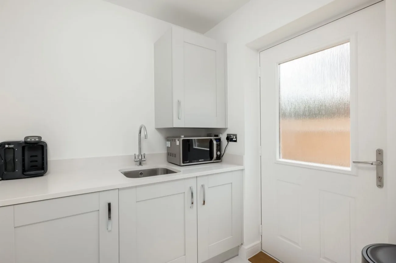Utility room at Sorrel Green, Warwick.