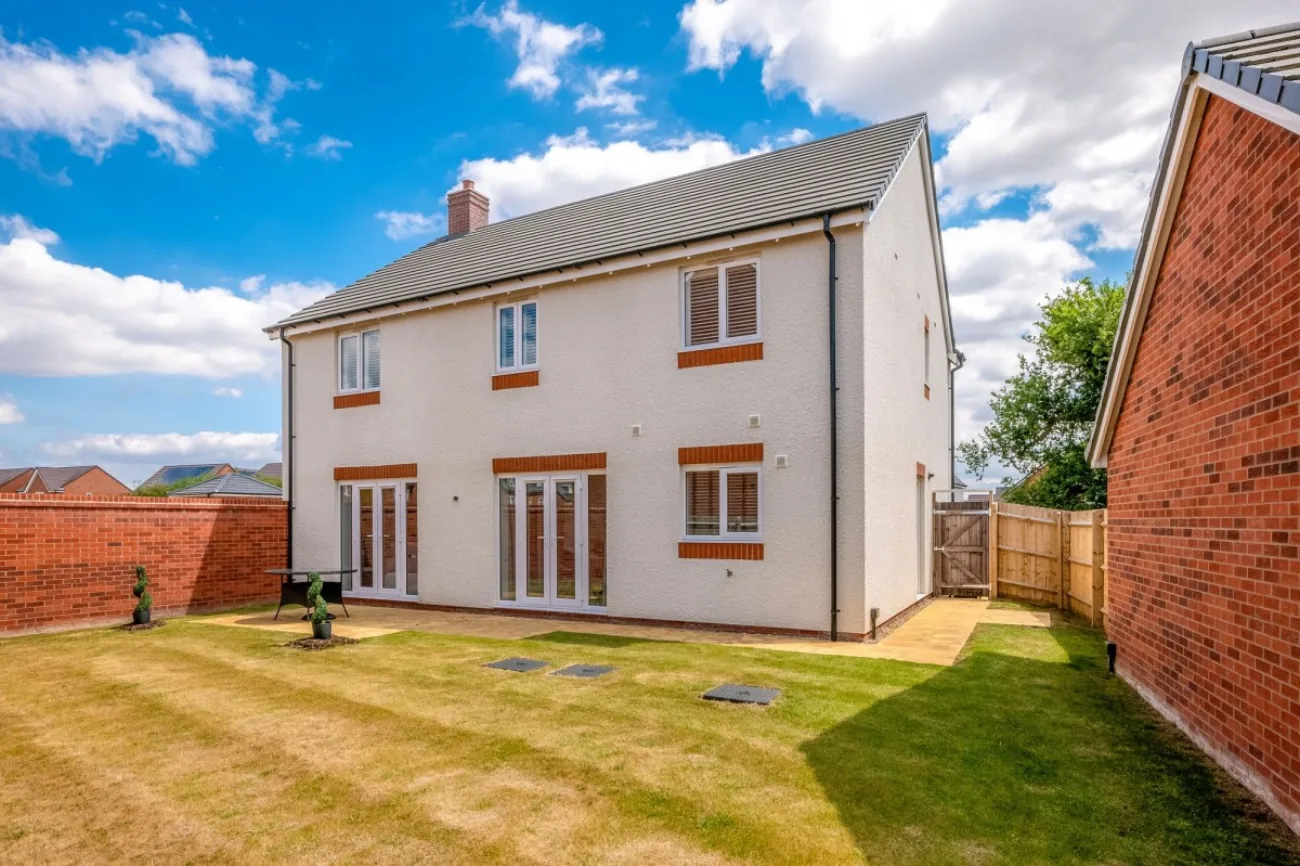 Rear elevation at Sorrel Green, Warwick.