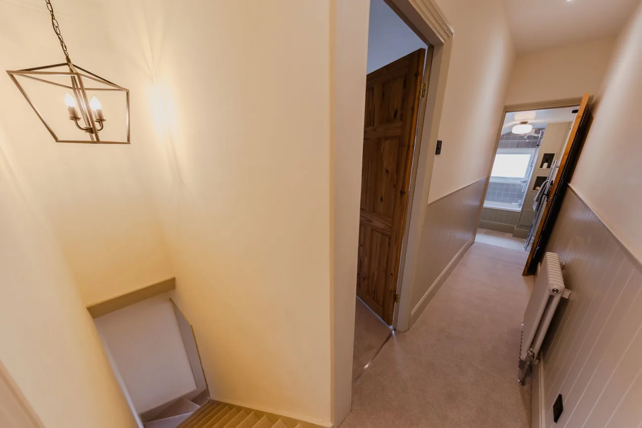 The stairwell