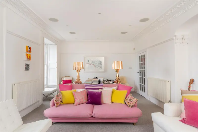 The drawing room — the most formal of the receptions.