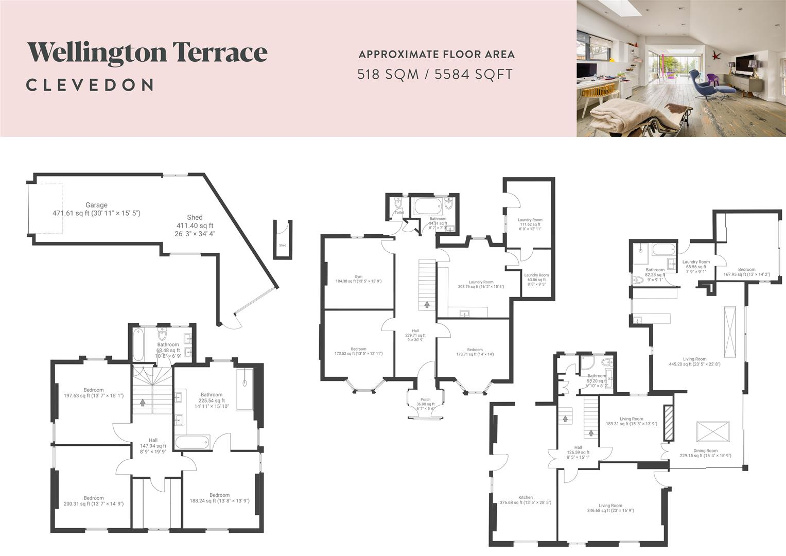 The composite floor plan for Stancliff