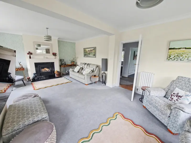 Original parquet flooring in the entrance hall