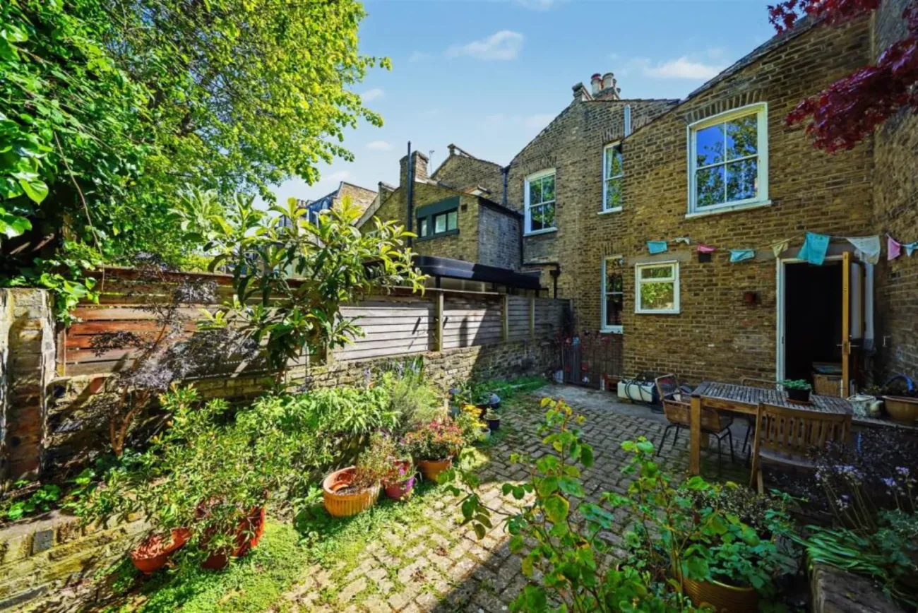 Rear elevation from the garden