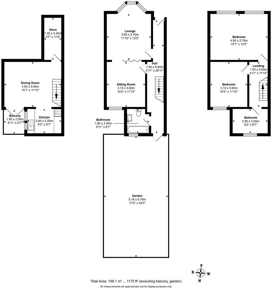 The composite floor plan for Sydner Road