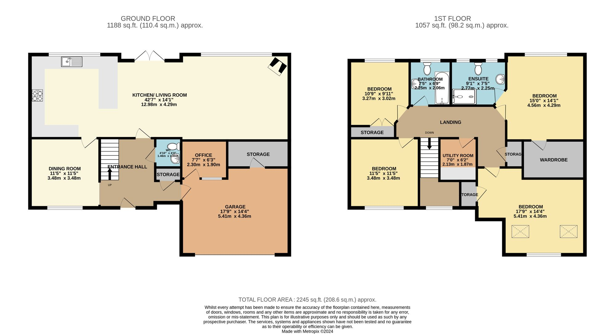 The composite floor plan for Victoria Road