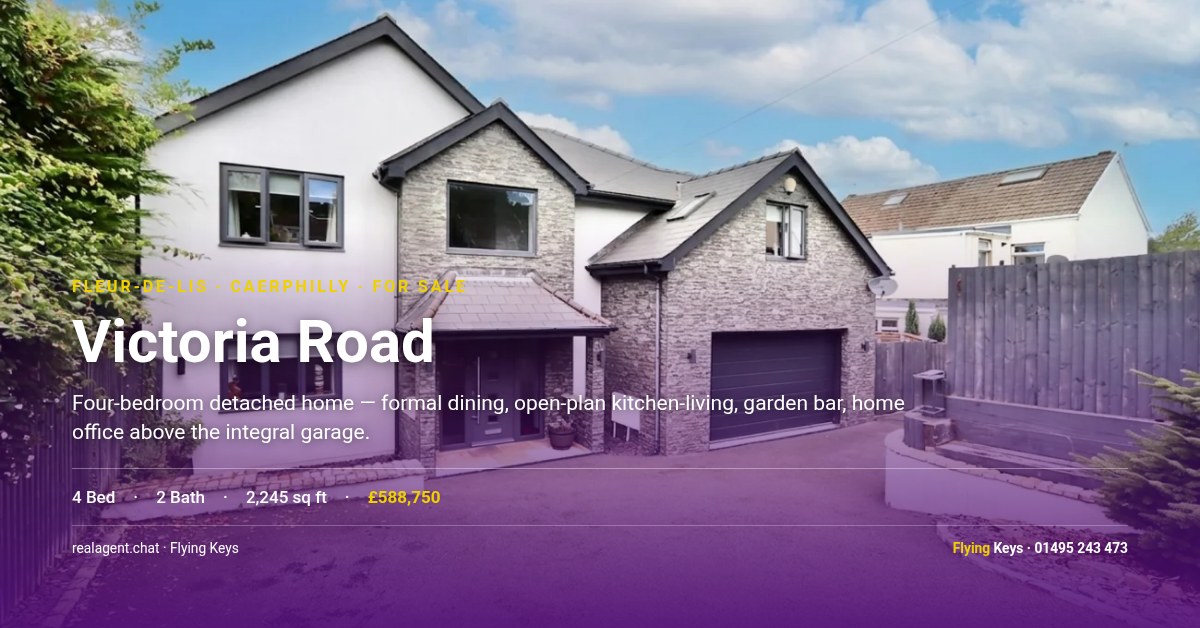 Victoria Road, Fleur-de-Lis, Caerphilly