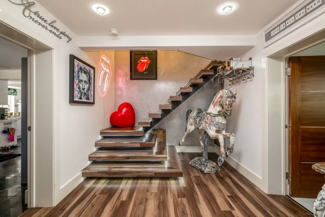 Open staircase
