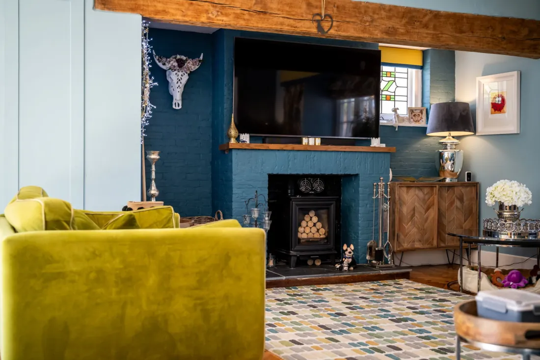 Inglenook fireplace