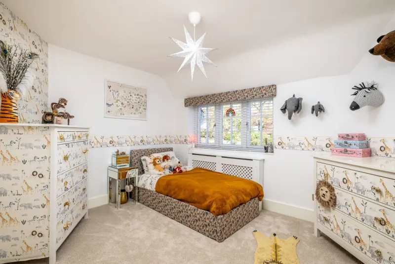 Bedroom with built-in storage