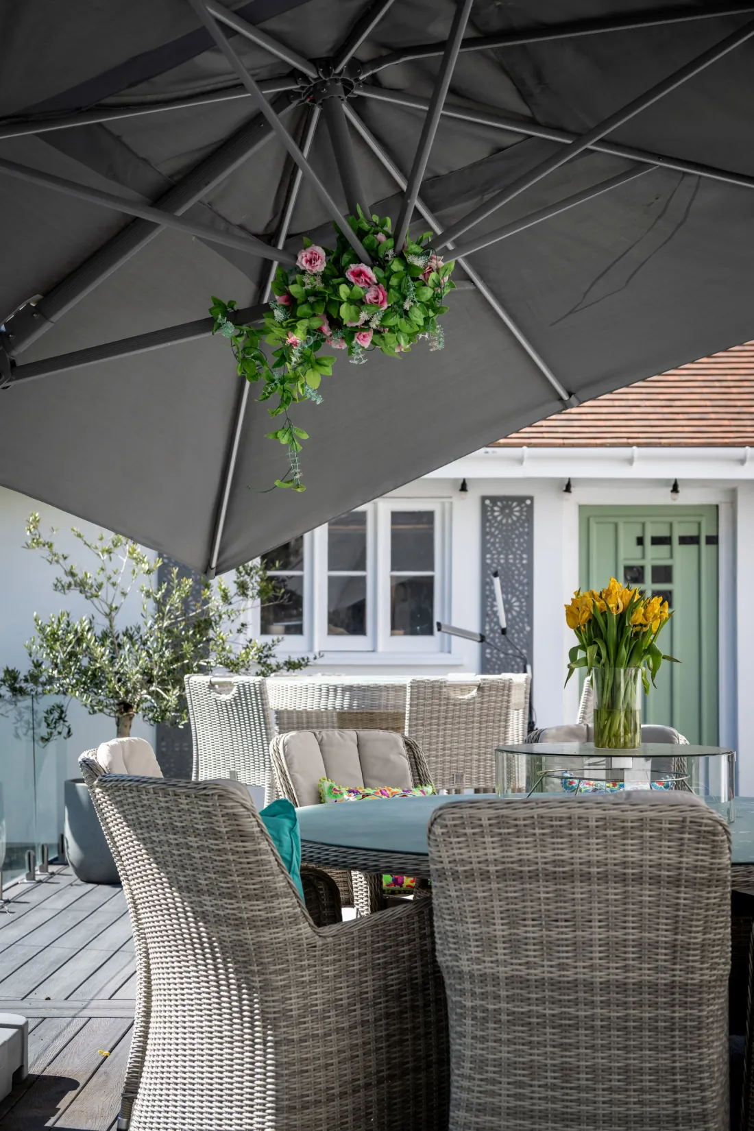 Patio dining