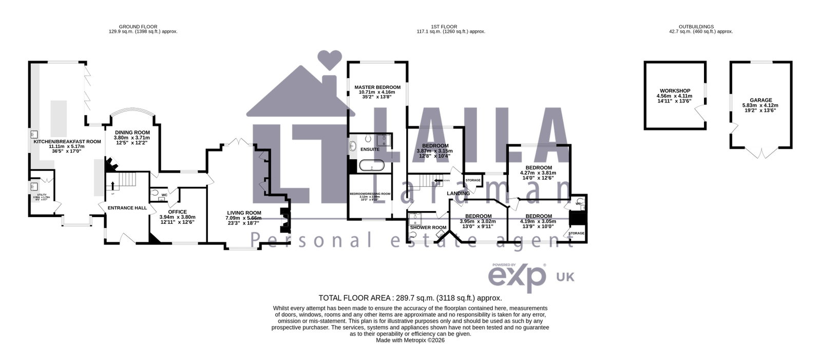 The composite floor plan for 141 Wilbury Road