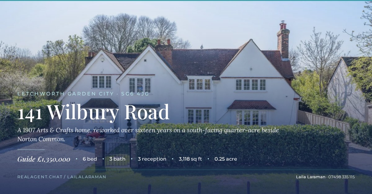 141 Wilbury Road, Letchworth Garden City, Hertfordshire SG6 4JG