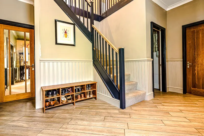The entrance hall