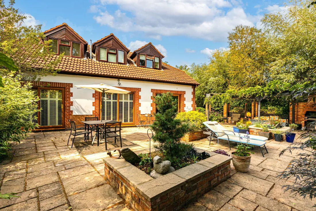 The southern aspect — living to garden